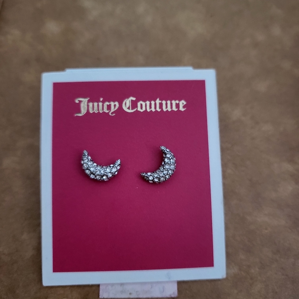 Crescent moon earring